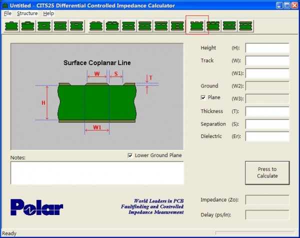 选择Surface Coplanar Line这个模型